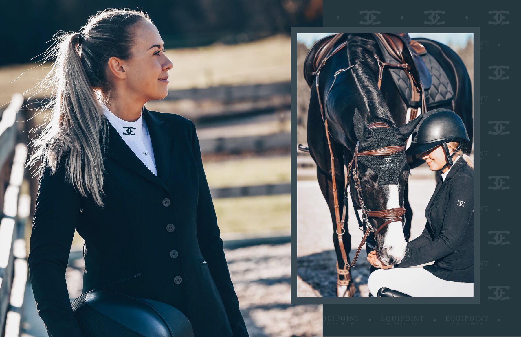 EquiPoint groom preparing a horse for the ring